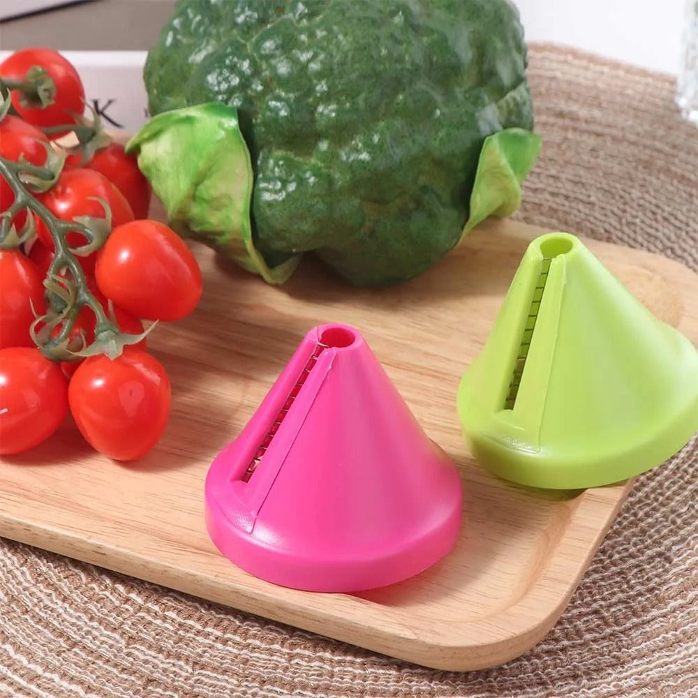 Kitchen Accessories Conical Spiral Shredder Rust-proof Anticorrosive Rotary Shredder Plastic Vegetable Slicer Potato